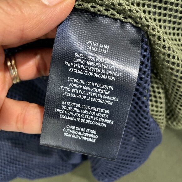 NEW Champion Men's L Rain Windbreaker Jacket Mesh Lining Full-Zip Outerwear - Picture 6 of 12